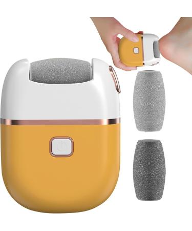 Electronic Foot File Pedicure Tool - Portable Electronic Foot File Pedicure Professional Foot Care Pedicure Kits for Home Nail Technicians and Individuals Yellow - Buy Online on GoSupps.com