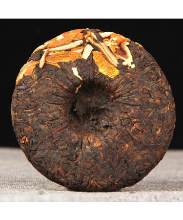 HQZM 100g Old Mandarin Peel Ripe Puerh Tea Dark Tea Dried From Yunnan Unique Tea Charm - Buy Online on GoSupps.com