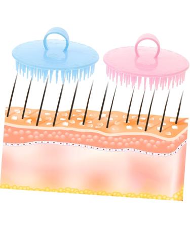 6-Piece Shampoo Brush Set - Scalp Massager & Hair Care | Peeling & Shower Brush for Healthy Hair - Buy Online on GoSupps.com