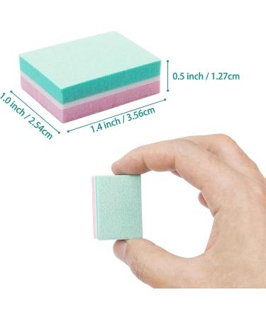 CGBE 50-Piece Nail Buffer Blocks | Double-Sided 100/180 Buffering & Polishing Blocks for Gel & Acrylic Nails | Washable Pink/Green Nail Files - Buy Online on GoSupps.com