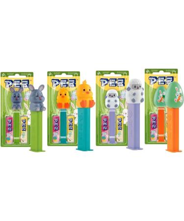 Pez Candy Refills Pack 17g - 4 x Mixed Easter Theme Dispensers With Candy Refills 17g - Buy Online on GoSupps.com