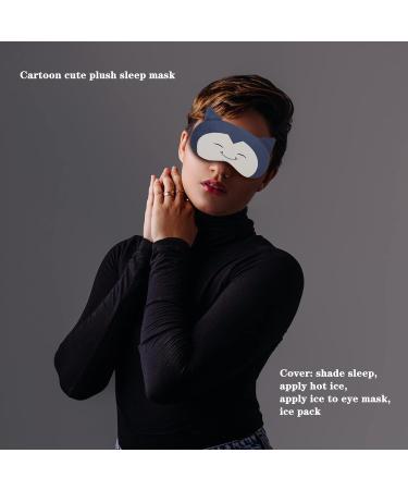 TKHOPE 2 Pcs Kids Sleep Mask Sleeping Mask Eye Mask for Girls Boys Women Cute Sleep Mask Soft Plush Blindfold Eye Mask Covers for Sleep - Buy Online on GoSupps.com