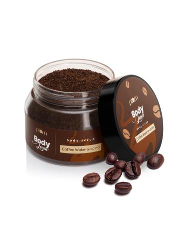 Plum Coffee Exfoliating Body Scrub Arabica Coffee & Brazil Nut Oil For Tan Removal Body Scrub 3.7 Oz