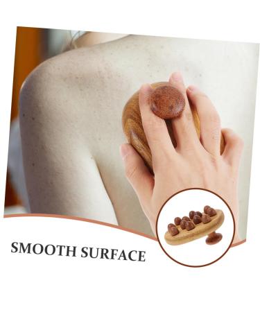 Anneomas 2-Piece Wood Massage Brush Set | Multi-Purpose Travel Comb & Scalp Massage Tool | Wide Tooth Decorative Wooden Comb - Buy Online on GoSupps.com