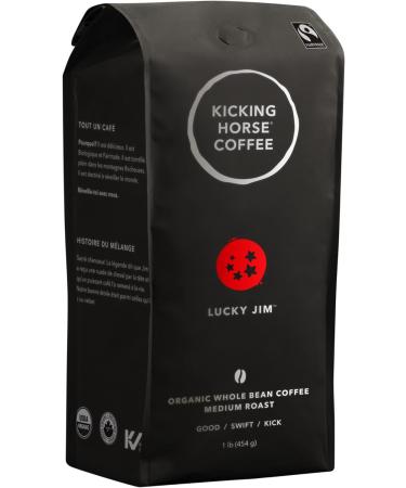 Kicking Horse Coffee Pacific Pipeline Medium Roast & Kicking Horse Coffee Lucky Jim Medium Roast Whole Bean & Kicking Horse Coffee Smart Ass Medium Roast Whole Bean Coffee+ Kosher Coffee+ Kosher Coffee - Buy Online on GoSupps.com