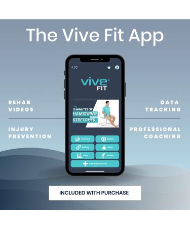 Vive Groin and Hip Brace - Compression Support for Sciatica, Nerve Pain Relief, and Muscle Recovery - Black, 48-58 - Buy Online on GoSupps.com