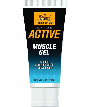 Tiger Balm Active Muscle Gel 2oz - Soothing Pain Relief | Fast International Shipping - Buy Online on GoSupps.com