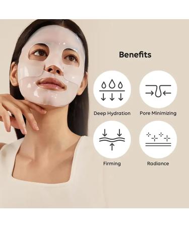 Generic Bio Collagen Face Mask Bio-Collagen Deep Mask Pure Collagen Films Deep Hydrating Firming Overnight Hydrogel Mask Elasticity and Wrinkle - Buy Online on GoSupps.com