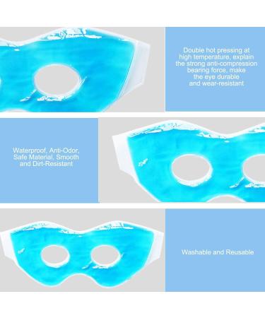 5 Ice Compress Patch | Cold Face Eye | Hollow Eye Cooling for Woman Sleeping Headaches Skin Care Blue 5 Pcs A: Eye Mask - Buy Online on GoSupps.com