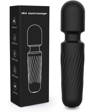 Rechargeable Mini Personal Massager | 10 Patterns | Waterproof | Handheld James Love Massager for Body Relief | Black - Buy Online on GoSupps.com