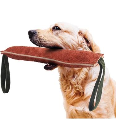 Dongker Bite Sausage for Dogs | Durable Leather Tug Toys with Nylon Loop | 20/30/40cm Training & Play - Buy Online on GoSupps.com