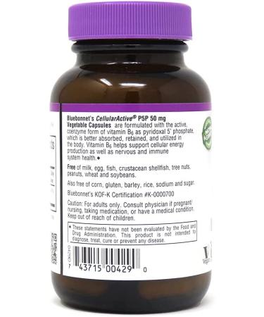 Buy Bluebonnet Nutrition P-5-P 50 mg - 90 Vcaps for Optimal Health - Buy Online on GoSupps.com