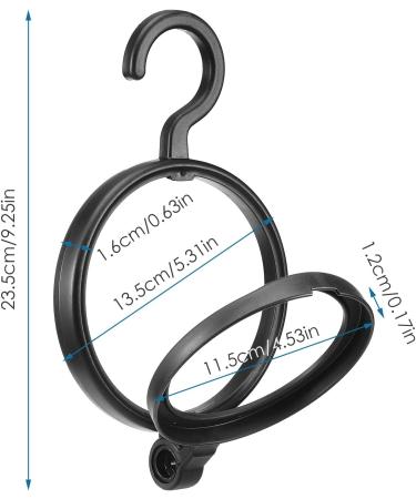 3 Pack Hanging Wig Stand - Portable Plastic Display Holder for Wigs & Hats | Collapsible & Space-Saving Wig Dryer & Storage Tool - Buy Online on GoSupps.com