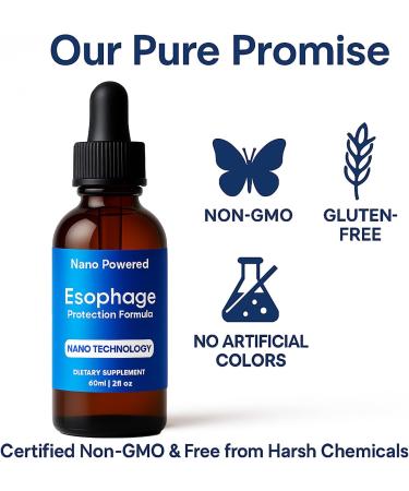 KBKTWOLT Nano Powered Esophageal Drops - Soothes Digestive Discomfort & Supports a Healthy Throat and Stomach Environment - 2 fl oz (1) - Buy Online on GoSupps.com