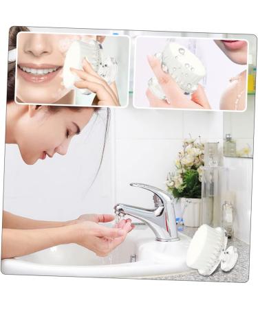 FRCOLOR face Brush Toddler Pore Scrubber Facial Scrub Brush Shower Brush for Body Makeup Blending Brush face scruber Soft-Bristle Facial Brush Baby pp Cleansing Brush Hair White - Buy Online on GoSupps.com