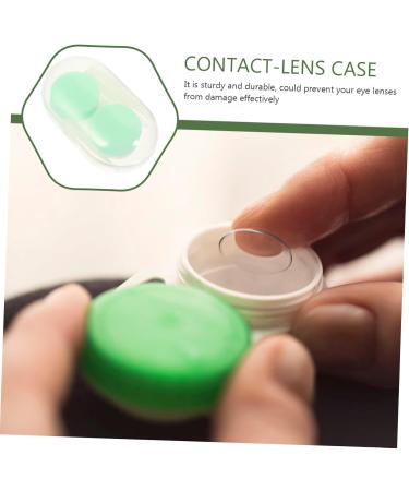Homsfou Contact Lens Container with Mirror - Portable Lens Storage Case for Color Contacts - Travel-Friendly Accessories - Buy Online on GoSupps.com