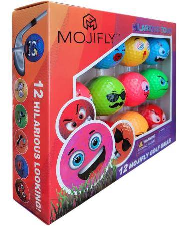 Mojifly Novelty Funny Kids Golf Balls - Multi-Color Gift Set - Buy Online on GoSupps.com