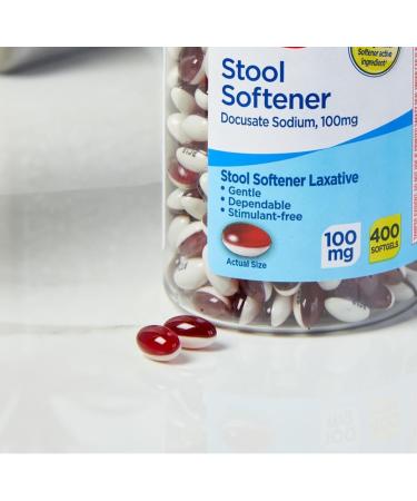 Gentle Stool Softener Capsules 100mg 400 Count for Consistent Bowel Aid - Equaatte + Create Sticker - Buy Online on GoSupps.com