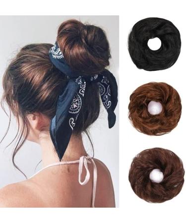 Hair Extensions Messy Bun Hair Extensions Wig Bun Extensions Donut Hair Bun Ponytail Extensions Curly Bun Wig Extensions for Women Hair Pieces For Women (Color : D) - Buy Online on GoSupps.com