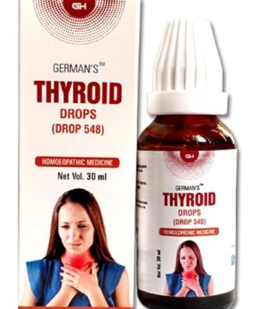 German Homeo Thyreoied Drops 548 (30ml) - Buy Online on GoSupps.com