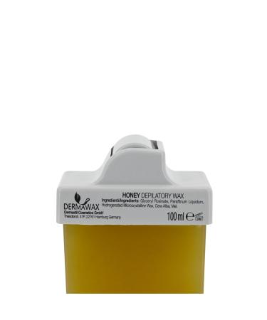 Dermawax Honey Roll-On Warm Wax Cartridges | 6x100ml for Hair Removal - Upper Lip & Eyebrow Waxing - Buy Online on GoSupps.com