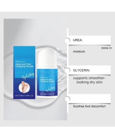  ZHJZGS Hand & Foot Chapping Double Care Urea & Glycerin Hydrating Serum Smoothes Dry Skin Suitable for All Skin Types Long Lasting Moisturizing Fast - Buy Online on GoSupps.com