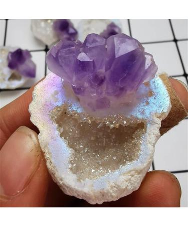 Natural Crystal Rough 30MM Natural Agate geode Quartz Crystal Aura Crystals Stone and CrystalsQuartz Amethyst Cluster Home Decor GiftCrystal dingchi - Buy Online on GoSupps.com