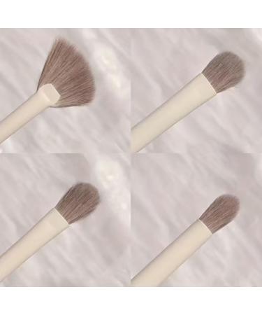 10pc White Makeup Brush Set