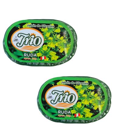 BOEMY Ruda Esoteric Soap 100g Pack of 2 - Protection and Positive Energy - Glycerin Based - Peruvian Origin