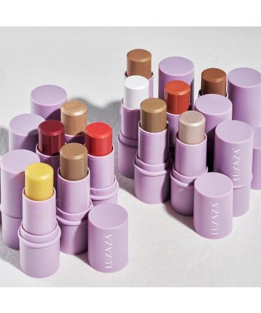 LUXAZA Contour Stick Makeup Set - Highlighter & Bronzer Pen for Face, Long Lasting Illuminator & Brightening Formula - Champagne Pink Shade - Buy Online on GoSupps.com