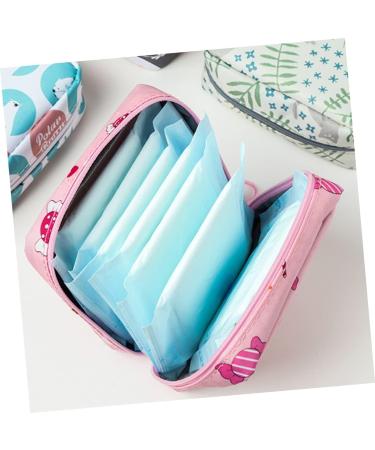 Healifty 4pcs Sanitary Napkin Storage Bag Set - Travel Organizer & Coin Purse for Menstruation, Large Capacity Period Bag - Cute Womens Matching Sets - Buy Online on GoSupps.com