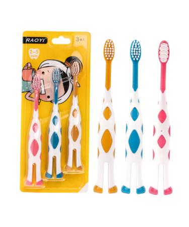 Fomiyes 6st Baby toothbrush children's toothbrushes large edges brush gum protection toothbrush children soft toothbrush toddler children's cartoon toothbrush soft fur travel or