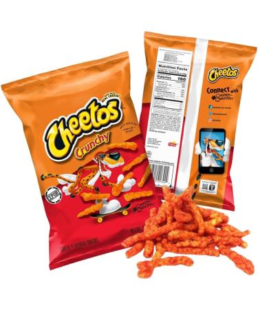 Takis Fuego Chilli Pepper and Lime 6.3oz (180g) + Cheetos Crunchy 8oz (226g) - American Party Snacks Variety Pack - Extreme Hot Challenge - Made with Real Cheese - By BEXICO - Buy Online on GoSupps.com