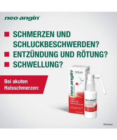 Neo-Angin Benzydamin Spray for Sore Throat Relief | Anti-Inflammatory & Decongestant | Sugar-Free for Adults & Children | 30 ml - Buy Online on GoSupps.com