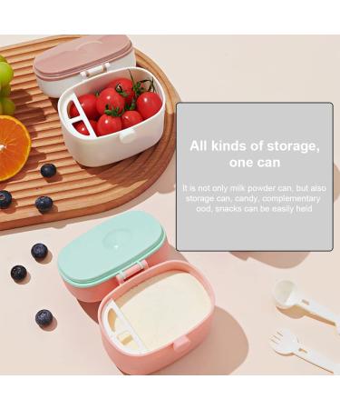 EACHPT 410ML Baby Formula Powder Dispenser Pot - Portable Sealed Storage for Outing and Travel - Pink - Buy Online on GoSupps.com
