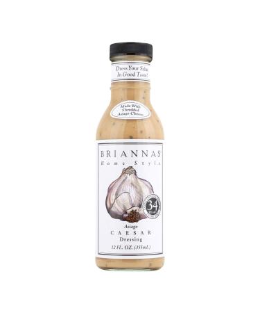 Brianna's Salad Dressing - Asiago Caesar - Case of 6 - 12 Fl oz.