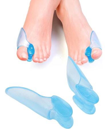 Milltrip Soft Toe Separator Bunion Corrector - Washable & Reusable Silicone Bunion Cushion for Big Toe - Relieve Pain & Protect Toe - Buy Online on GoSupps.com