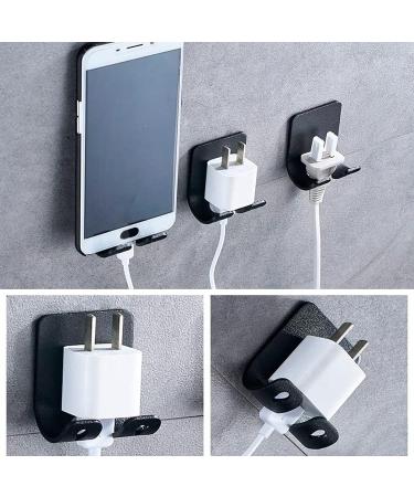 Waterproof Punch-Free Razor Holder Hook - Black Bathroom Shower Organizer for Razors Keys & Towels - Buy Online on GoSupps.com