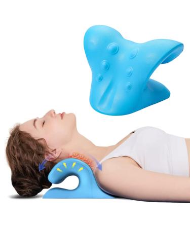 Neck extensor portable cervical traction device neck contempt correction neck massage device pain relief head neck massage device for man & woman1