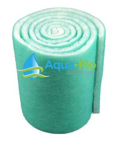 Aqua-Flo 12" Pond & Aquarium Filter Media, 72" (6 Feet) Long x 1" Thick (Green/White)