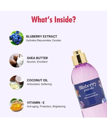  G n rique UK Bluberry Pancake Bath & Shower Gel - Luxury Body Wash for Women & Mens - Shower Gel Women - 100% Vegan - Luxury Beauty - Body Care Products - 2 Pack of 2 x 50ml Packs - Buy Online on GoSupps.com