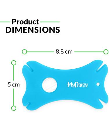 MYDAISY Tick Card with Magnifying Glass Ideal Tick Remover for Outdoor Activities Blue Ship Internationally - Buy Online on GoSupps.com