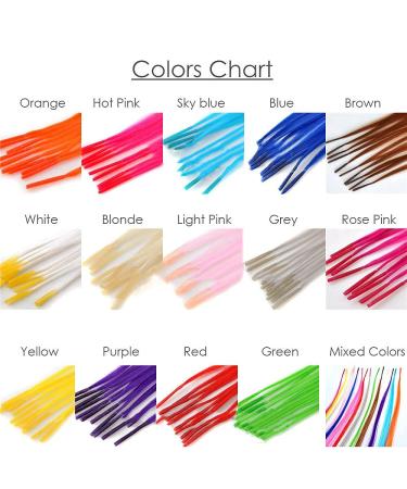 Colorful 20 I Tip Hair Extensions Kit - Long Synthethic Micro Link Feather Hairpieces in Party Colors - Heat Resistant Microlink Hair Accessories - Buy Online on GoSupps.com