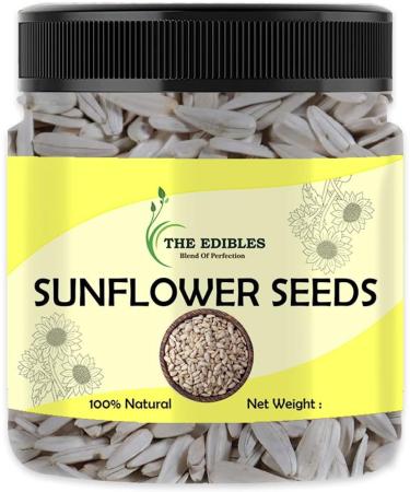 THE EDIBLES Combo Seeds Raw Pumpkin Seeds Protein Fiber Rich Superfood For Eating and Raw Sunflower Seeds for Eating Healthy Seeds 250 gms Each Total 500 gms_Packing May Vary - Buy Online on GoSupps.com