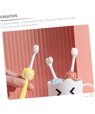 Frcolor Soft Bristle Children's Toothbrush - 9 Pack for Toddlers & Kids | Travel-Friendly Extra Baby Toothbrushes in Multiple Colors - Buy Online on GoSupps.com