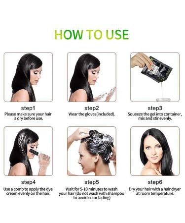 Instant Black Hair Shampoo | 100% Grey Coverage | Easy 3-in-1 Hair Dye for Men & Women | Lasts 30 Days - Buy Online on GoSupps.com
