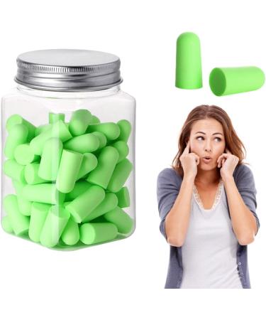 Soft Foam Earplugs Sound-Proof Noise Reduction Ear Plugs - Sleep Ear Plugs Slow Rebound for Sleeping Travel Concerts Studying Loud Noise Work Frifer Fluorescent Green 60 Pieces - Buy Online on GoSupps.com