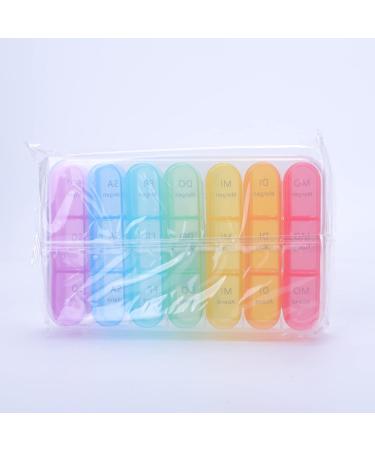 Tablet Box - 7 Days 3 Compartments | German Pill Organizer with 21 Compartments - Ideal for Daily Medication - Buy Online on GoSupps.com