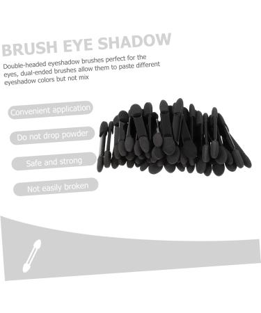 BIUDECO 50pcs Eye Shadow Applicator Professional Blending Dual Sided Eyeshadow Brush Kit Miss Disposable Set Size 2 Black - Buy Online on GoSupps.com