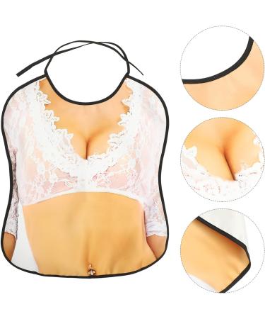 Novelty Adult Bibs for Women - Funny Washable Clothing Protectors for Elderly - Perfect Gag Gift for Ladies - White Adult Aprons - Buy Online on GoSupps.com